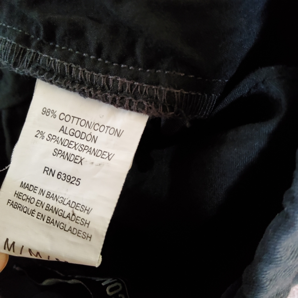 Commerce Men's Twill Chino Jogger Casual Pants Size M Grey New - Picture 12 of 12